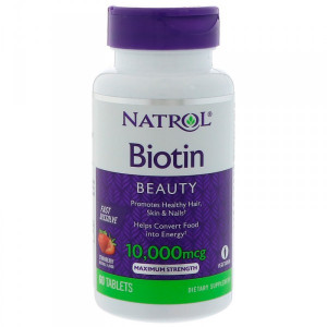 Natrol Biotin 10.000 мкг Fast Dissolve 60 таблеток