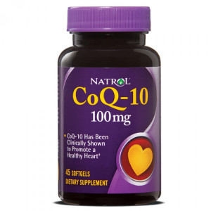 Natrol CoQ-10 100 мг Softgels 60 капсул