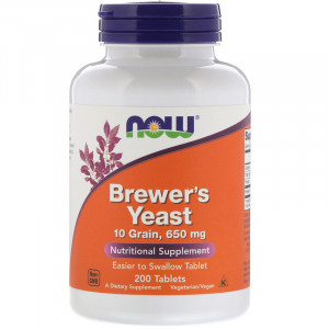 Now Foods Brewer's Yeast Tablets 200 таблеток