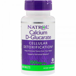 Кальций-D-глюкарат Natrol Calcium D-Glucarate 250 мг 60 таблеток