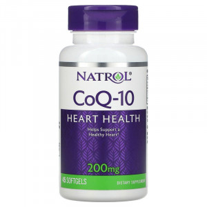Natrol CoQ-10 200 мг Softgels 45 капсул