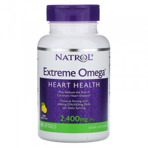 Natrol Extreme Omega 2400 мг Softgels 60 капсул