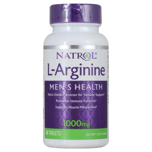 Natrol L-Arginine 1000 мг 50 таблеток