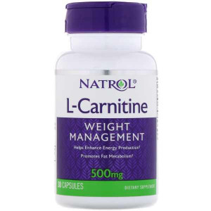 Natrol L-Carnitine 500 мг 30 капсул