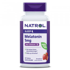 Мелатонин Natrol Melatonin 1 мг Fast Dissolve 90 таблеток