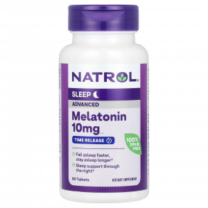 Мелатонин Natrol Melatonin 10 мг Time Release 60 таблеток