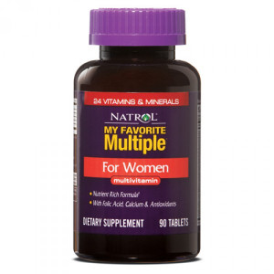 Мультивитамины для женщин Natrol My Favorite Multiple For Women 60 таблеток