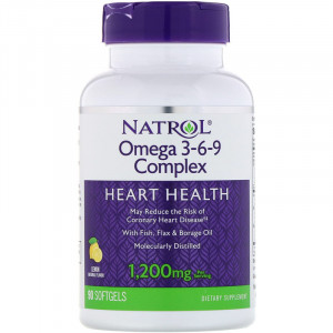 Natrol Omega 3-6-9 Complex 1200 мг 90 капсул