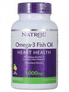 Natrol Omega-3 Fish Oil 1000 мг Softgels 60 капсул