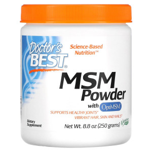 МСМ Doctor's Best MSM Powder with OptiMSM 250 грамм
