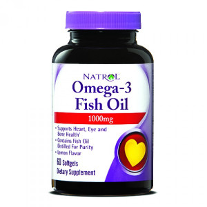 Natrol Omega-3 Fish Oil 1000 мг Softgels 90 капсул