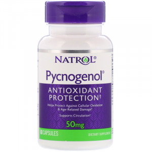 Natrol Pycnogenol 50 мг 60 капсул