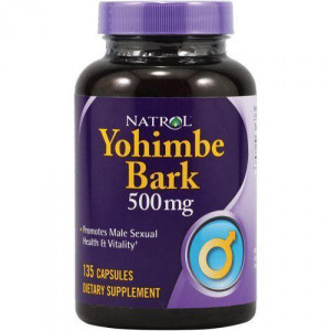 Natrol Yohimbe Bark 500 мг 135 капсул