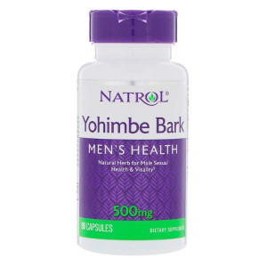 Natrol Yohimbe Bark 500 мг 90 капсул