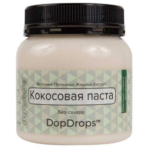 DopDrops Кокосовая Паста Стевия (250 гр.)
