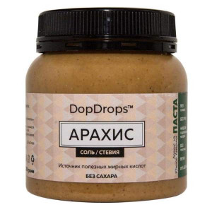 DopDrops Паста Арахис Морская соль, стевия (250 гр.)
