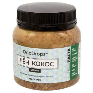 DopDrops Паста Лён Кокос Стевия (250 гр.)