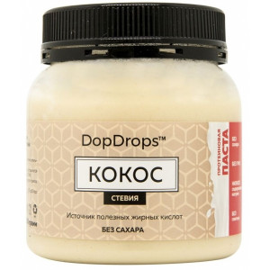 DopDrops Протеиновая паста Кокос Стевия (250 гр.)