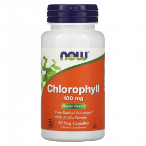 Хлорофилл Now Foods Chlorophyll 100 мг 90 капсул