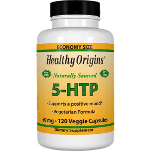 5-гидрокситриптофан Healthy Origins 5-HTP 50 мг 120 капсул