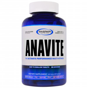 Мультивитамины Gaspari Nutrition Anavite 180 таблеток