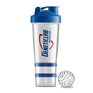 Genetic Lab Шейкер GL 450 ml 3 в 1 с таблетницей