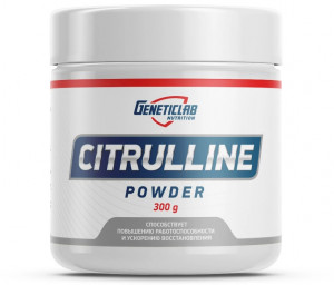 Цитруллин малат GeneticLab Nutrition Citrulline Powder 300 грамм