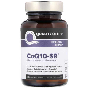 Quality of Life Labs CoQ10-SR 100 мг 30 капсул