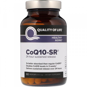 Quality of Life Labs CoQ10-SR 100 мг 60 капсул