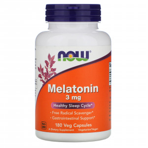 Мелатонин Now Foods Melatonin 3 мг 180 капсул