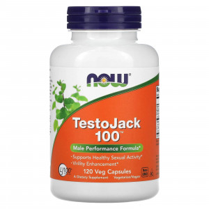 Бустер тестостерона Now Foods TestoJack 100 120 капсул