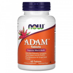 Мультивитамины для мужчин Now Foods Adam Tablets 60 таблеток