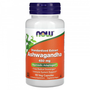 Ашваганда Now Foods Ashwagandha 450 мг 90 капсул