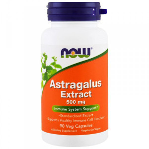 Now Foods Astragalus Extract 500 мг 90 капсул