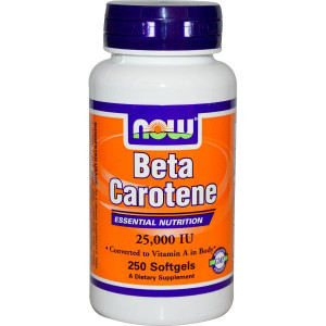 Бета-каротин Now Foods Beta Carotene 100 капсул