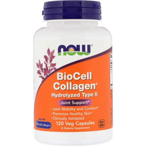 Now Foods BioCell Collagen Hydrolyzed Type II 120 капсул
