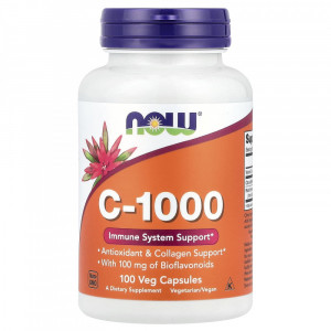 Витамин C Now Foods C-1000 100 капсул