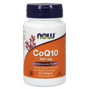 Коэнзим Q10 Now Foods CoQ10 100 мг Softgels 50 капсул