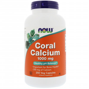 Коралловый кальций Now Foods Coral Calcium 1000 мг 250 капсул