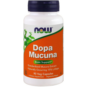 Now Foods Dopa Mucuna 90 капсул