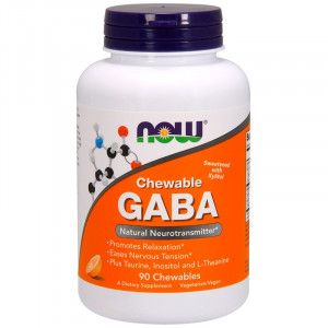 ГАБА Now Foods GABA 250 мг Chewable 90 жевательных таблеток
