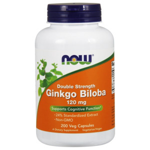 Now Foods Ginkgo Biloba 120 мг 200 капсул