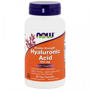 Гиалуроновая кислота Now Foods Hyaluronic Acid 100 мг 60 капсул