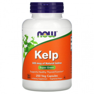 Now Foods Kelp 325 мкг 250 капсул