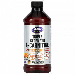 L-карнитин Now Foods L-Carnitine Liquid 3000 мг 473 мл