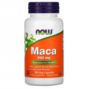 Мака Now Foods Maca 500 мг 100 капсул