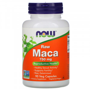 Мака Now Foods Maca Raw 750 мг 90 капсул