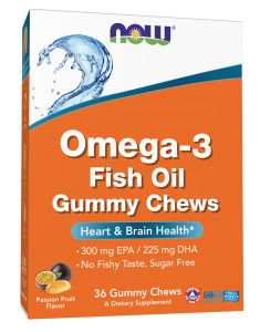 Омега 3 Now Foods Omega-3 Fish Oil Gummy Chews 36 мармеладок