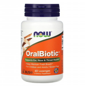 Now Foods OralBiotic Lozenges 60 пастилок