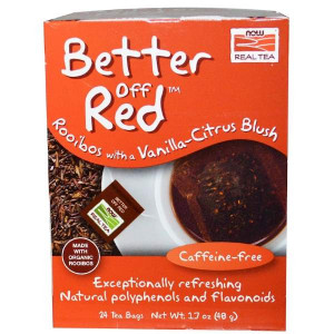 Now Foods Real Tea Better Off Red Caffeine-Free (24 чайных пак.)
